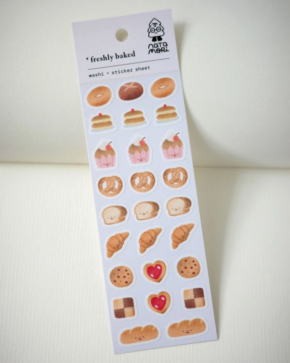 Natamori - Washi Sticker Sheet - Freshly Baked