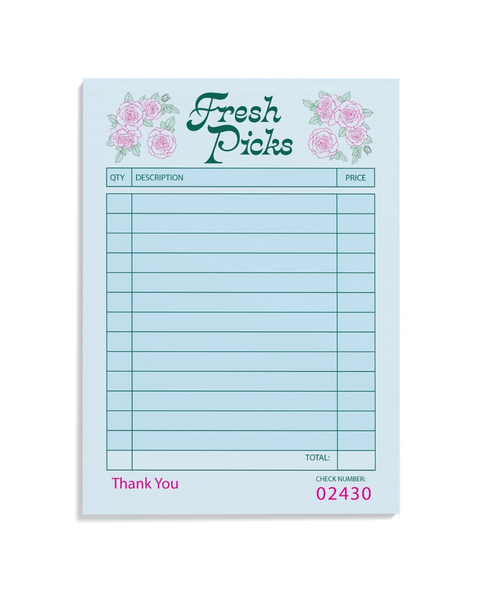 Pipsticks - Fresh Picks Notepad