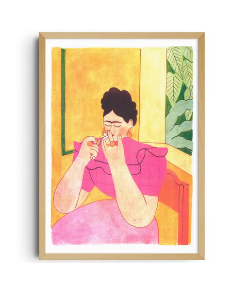 KIBLIND Atelier - Morgane Fadanelli - Frida Kahlo - A3 Poster