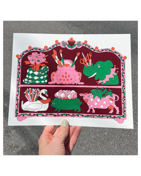 Maddie Fischer - Friendly Vessels Digital Print