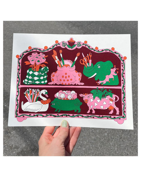 Maddie Fischer - Friendly Vessels Digital Print