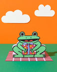 Wrap - Frog with Mini Card Kid's Greetings Card