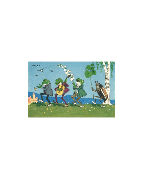 Found Image Press - Frog and Beetle Band Magnet
