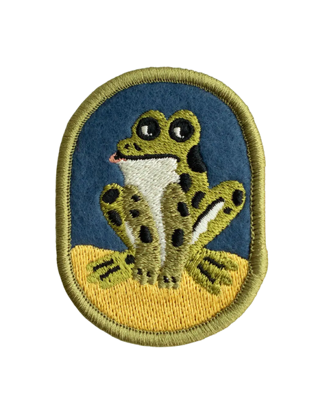 Stay Home Club - Dopey Frog - Felt Sticky Patch