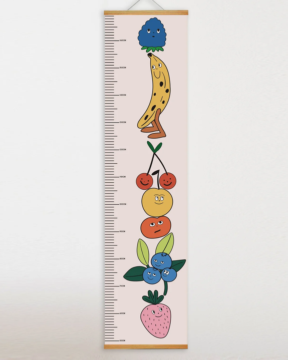 Lori Camarata - Grow With Me Height Chart - Fruit Salad