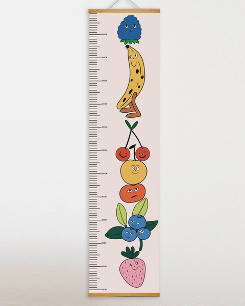 Lori Camarata - Grow With Me Height Chart - Fruit Salad