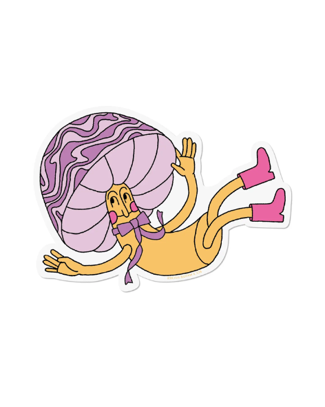 Red Cap Cards - Dancing Fungi Sticker