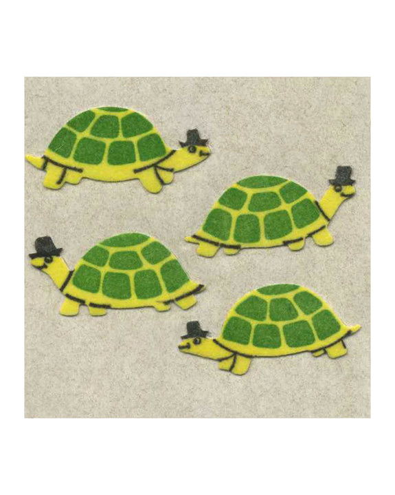 Stickermagic - Furry Tear-off Stickers Square - Tortoises / Turtles