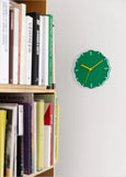 Warren & Laetitia - Margherita Clock (Green/Sky Blue/Yellow)