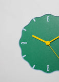 Warren & Laetitia - Margherita Clock (Green/Sky Blue/Yellow)