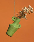 Wrap - Kline Mini Vase Hanging Ornament - Moss Green