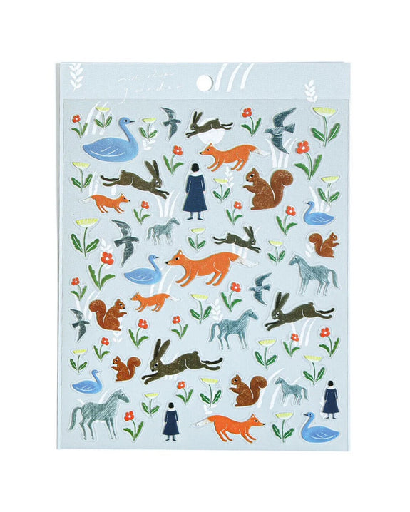 Cozyca – Nishi Shuku Clear Stickers - Garden