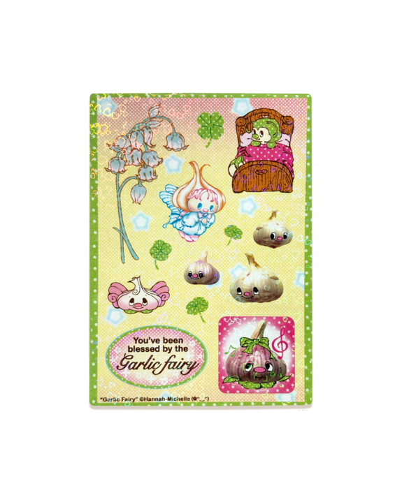 Hannah-Michelle Bayley - Sticker Sheet - Garlic Fairy