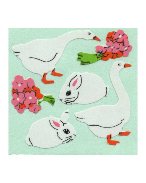 Stickermagic - Tear-off stickers - Geese & Bunny