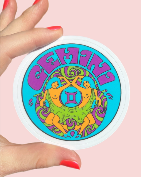 Astral Weekend - Zodiac Sticker - Gemini
