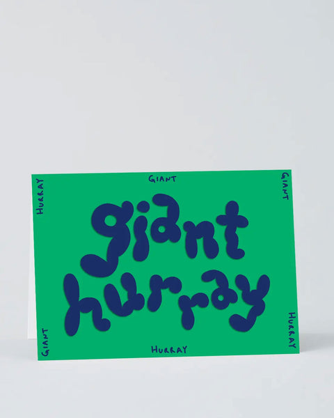 Wrap - Greetings Card - Giant Hurray