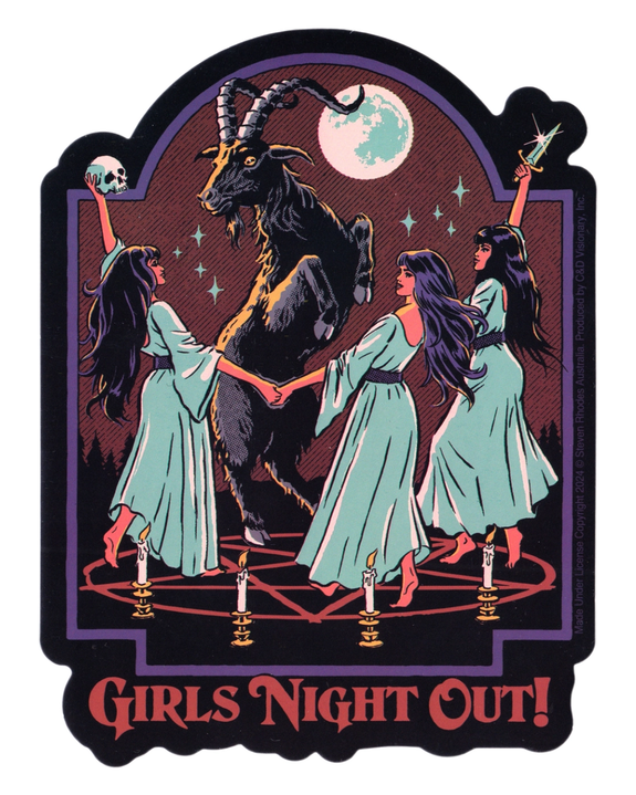 Steven Rhodes - Girls Night Out - Sticker