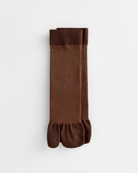 Soft Park - Tabi Socks - Kyoto Glitter - Espresso