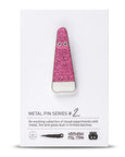 Studio Arhoj - Metal Pin: Series #2 - Glitter Ghost Magenta