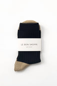 Le Bon Shoppe - Her Socks - Glow - Black/Gold