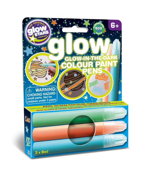 Glow Creations - Glow-in-the-Dark Paint Pens - Colour Pack
