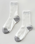 Le Bon Shoppe - Her Socks - Glow - White/Silver