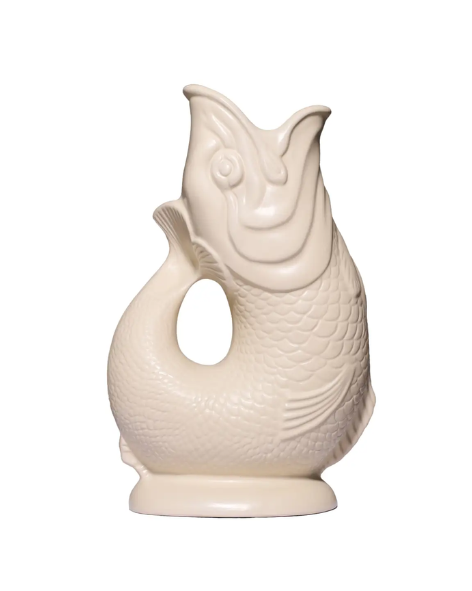 The Original Gluggle Jug - Pitcher Vase - XL - Matt Sand