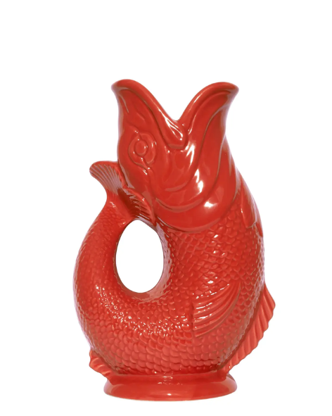 The Original Gluggle Jug - Pitcher Vase - XL - Red