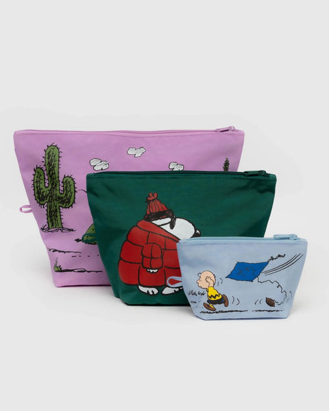 Baggu - Go Pouch Set - Peanuts