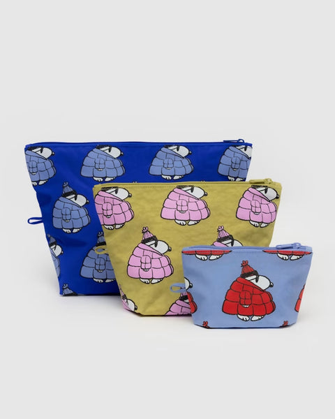 Baggu - Go Pouch Set - Puffer Snoopy