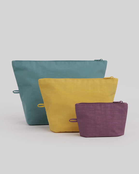 Baggu - Go Pouch Set - Jewel Mix