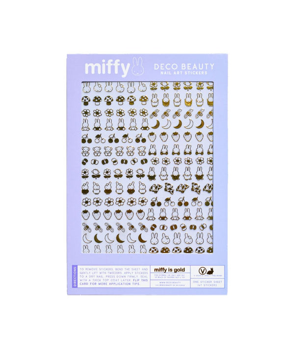 Deco Beauty - Nail Art Stickers - Miffy Gold