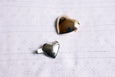 Hey Ricochet - Metallic Heart Clips Large - Gold