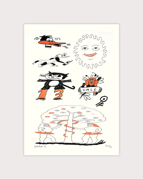 Jumbo Press - Good Friends A4 Print
