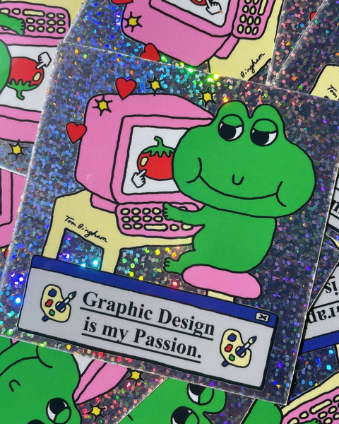 Tom Bingham - Graphic Design - Vinyl Sticker