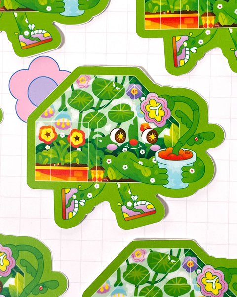 Kidnichols - Vinyl Sticker - Blooming Greenhouse