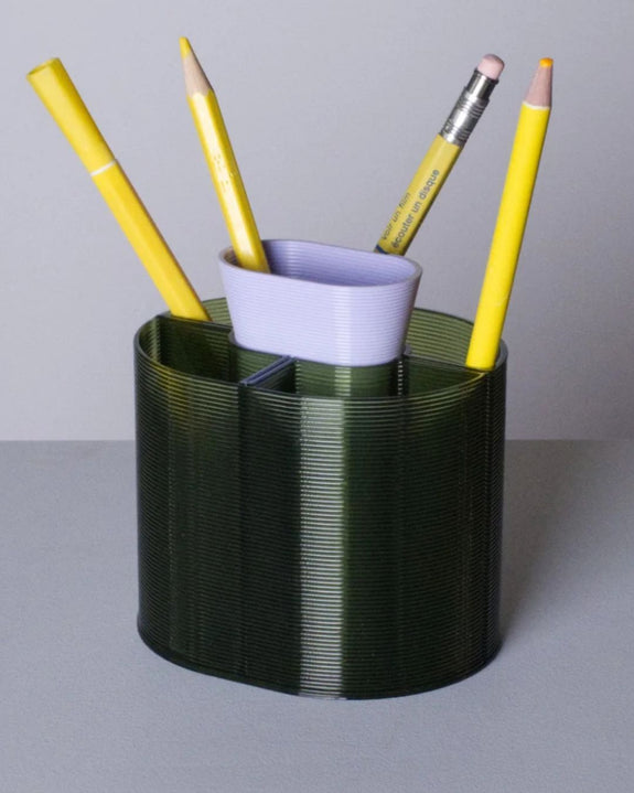 Warren & Laetitia - Henri Pot - Transparent Green / Lilac