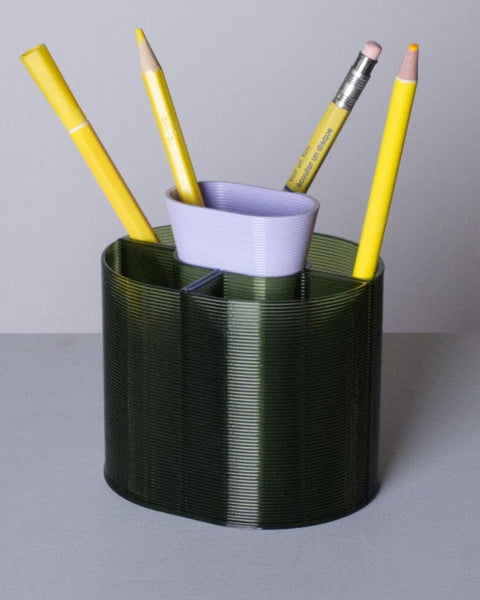 Warren & Laetitia - Henri Pot - Transparent Green / Lilac