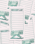 Always Friends - "One Trip Cat!" Riso Grocery List Notepad