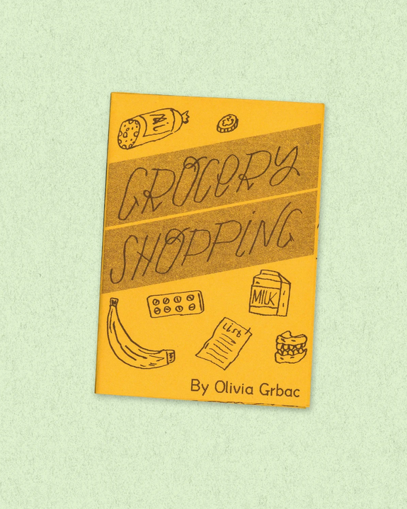 Grocery Shopping Zine by Olivia Grbac