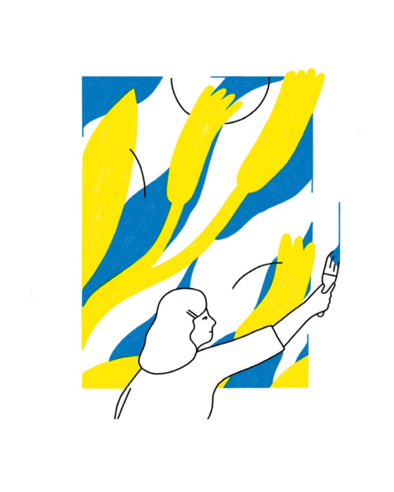 Carla McRae - 'The Eye Guides the Hand' Riso Print