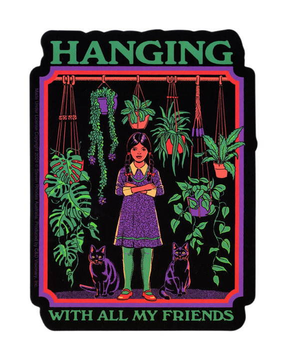 Steven Rhodes - Hanging with All My Friends - Sticker