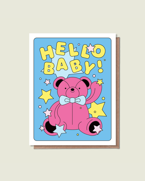 Épée Lapin Studio - Hello Baby Greeting Card