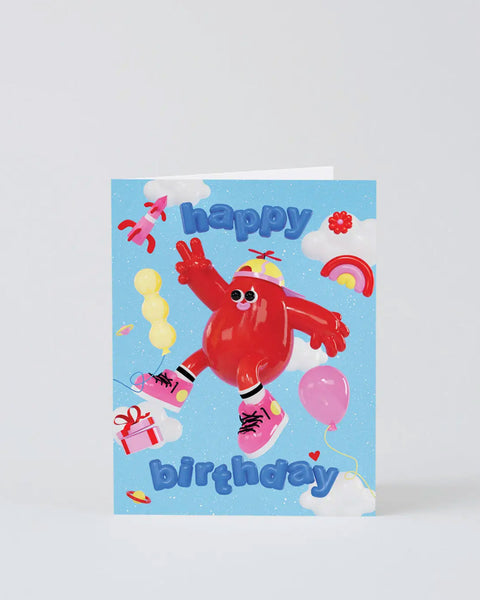 Wrap - Greetings Card -  Happy Birthday Celebration