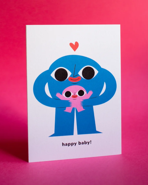 Samantha Curcio - Greeting Card - Happy Baby