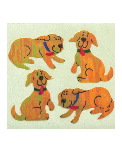 Stickermagic - Tear-off Pearlie Stickers - Happy The Dog