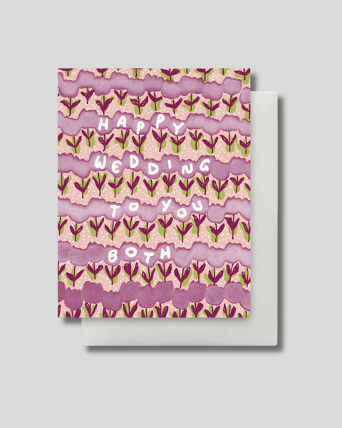 Hammerpress - Happy Wedding Dancing Tulips Card