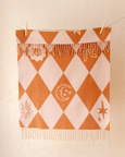 TBCo - Lambswool Baby Blanket - Harlequin Jacquard
