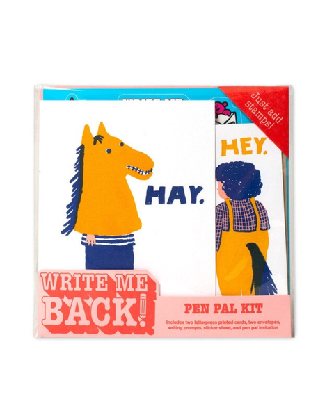 Egg Press - Write me Back! - Pen Pal Kit - Hey Horsey, Hey!