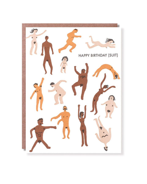 Egg Press - Birthday Suit Card